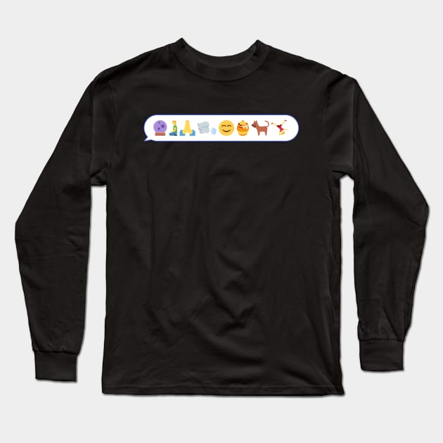 Karma Emojis Long Sleeve T-Shirt by Likeable Design